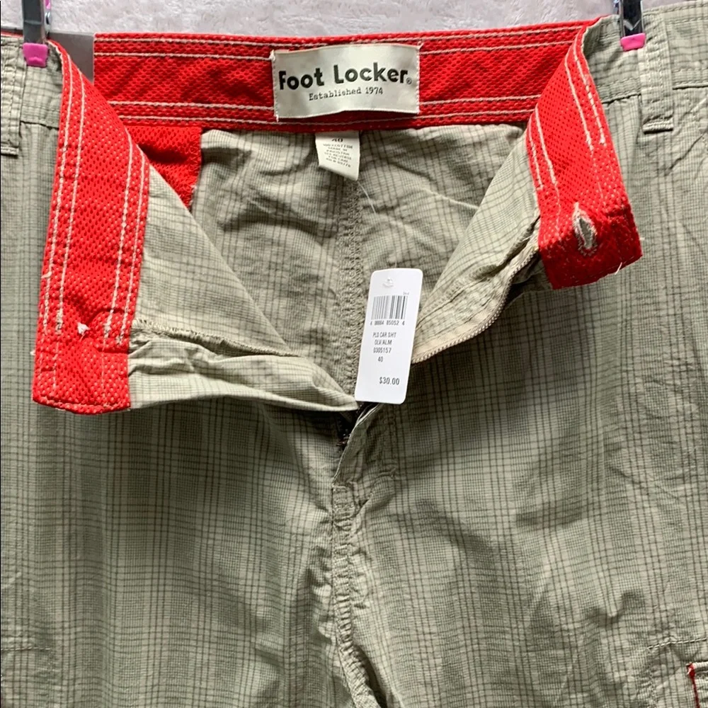 FOOT LOCKER | 40 MEN VTG TACTICAL CARGO SHORTS | TAN KHAKI 69778